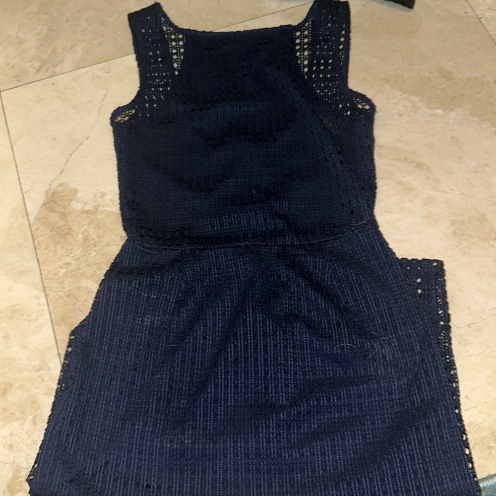 NWT Aqua Mini Lace Dress With Lining